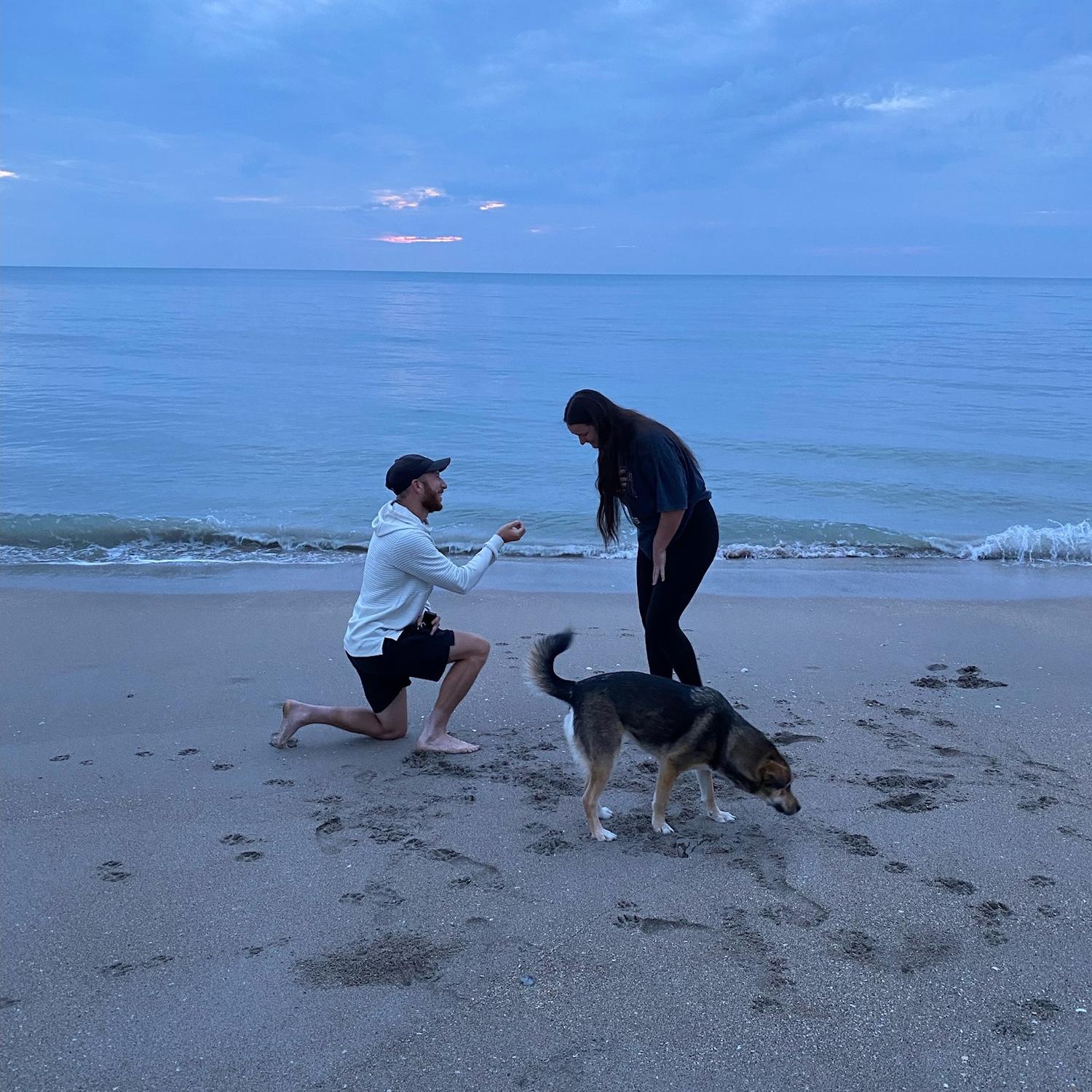 July 17th 2023 - we got engaged at sunrise at Jensen beach ❤️