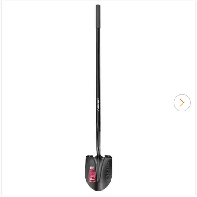 47 in. L Fiberglass Handle Carbon Steel Shovel