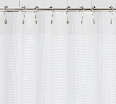 Waffle Weave Shower Curtain