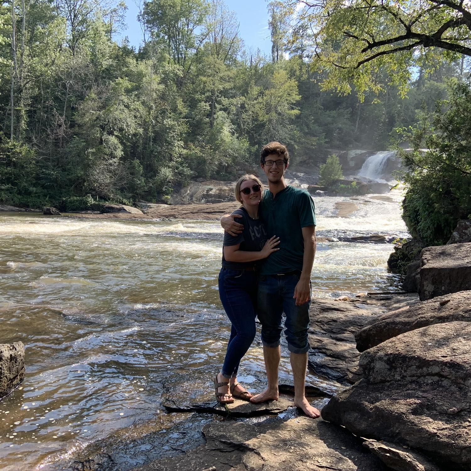 Beautiful waterfalls at High Falls!