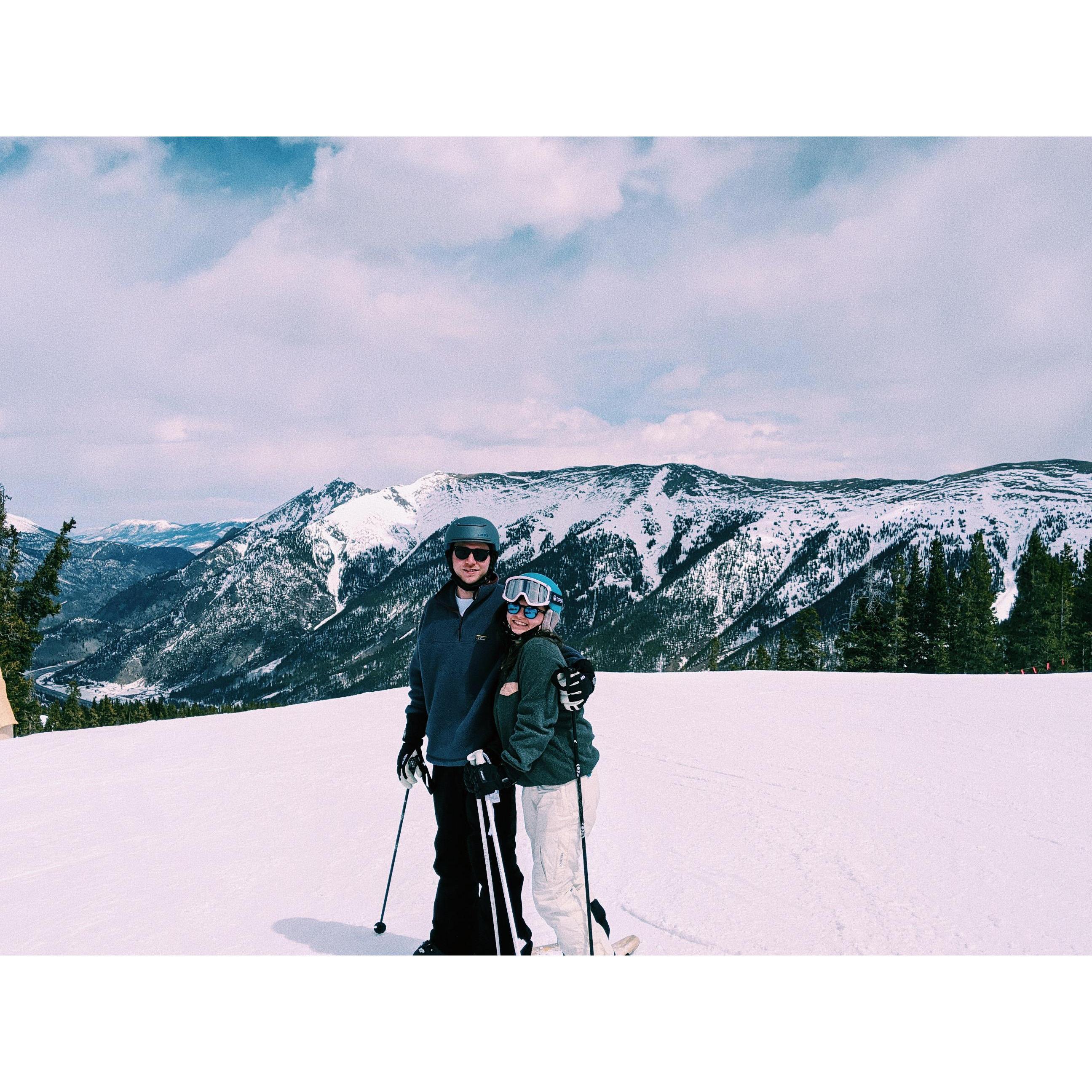 Spring skiing at Copper, 2020