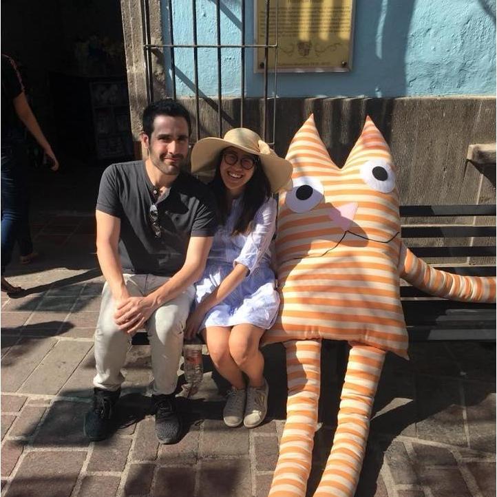 On the street of Tlaquepaque, Mexico!