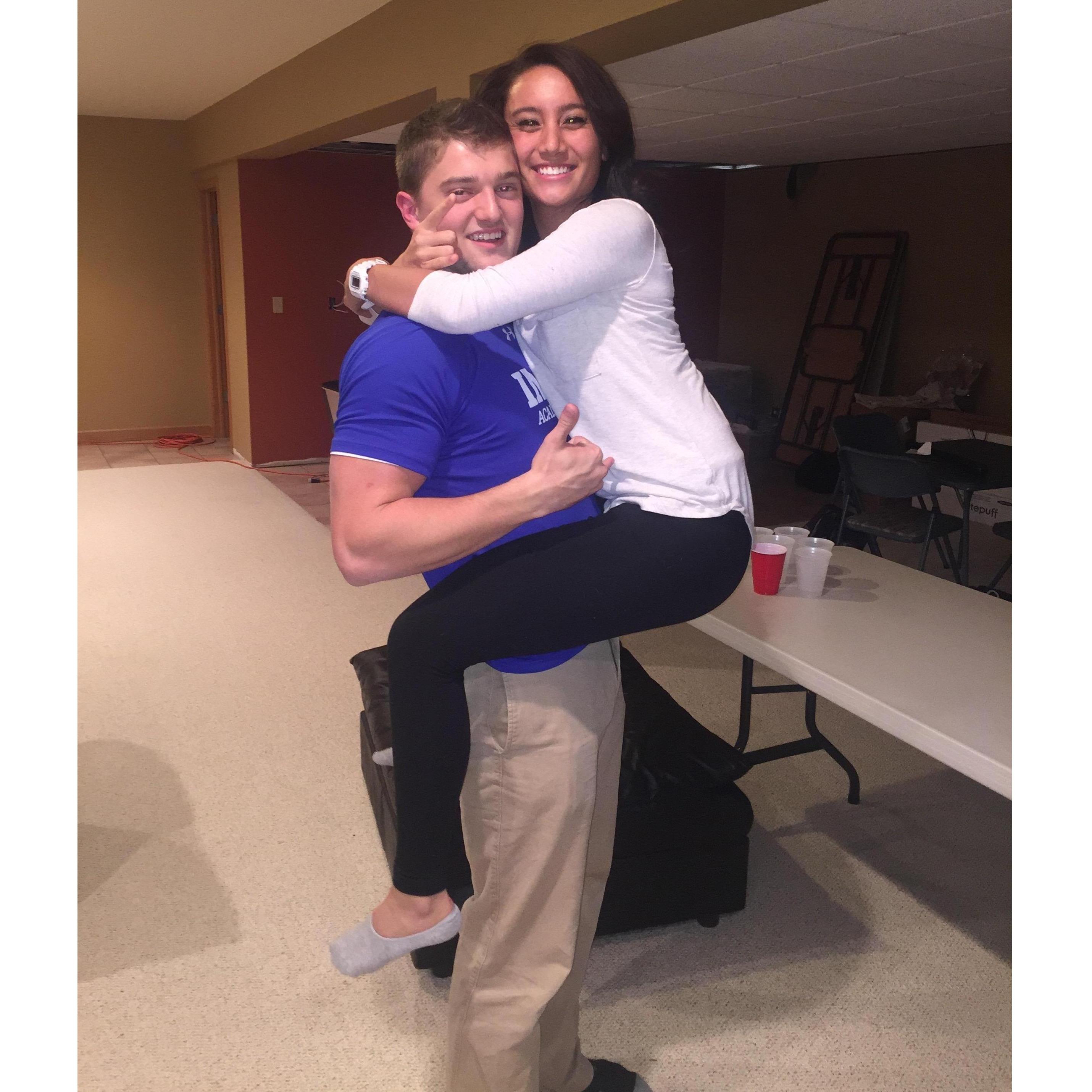 This was the first night we ever met, and one of my favorite photos of us of all time.