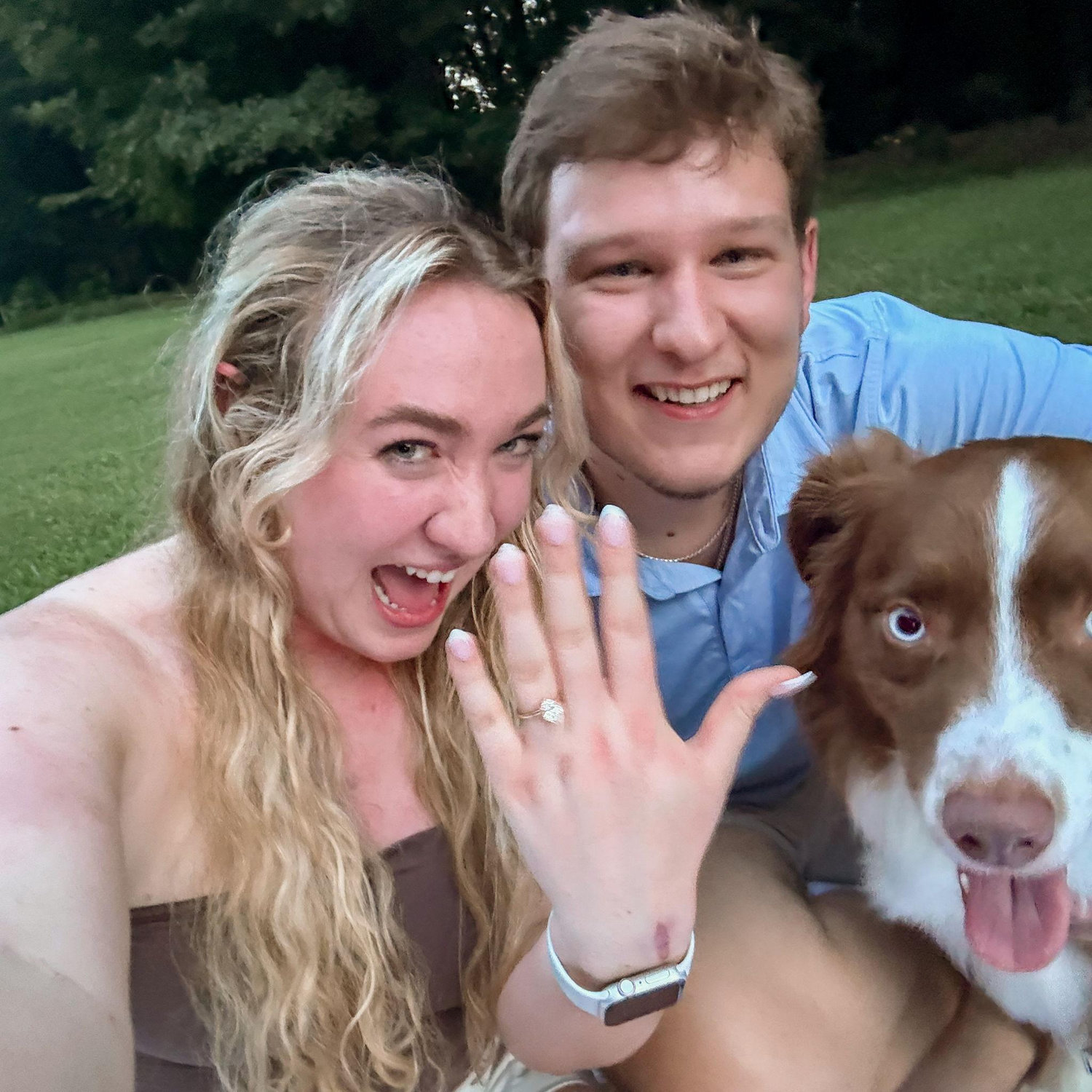 First selfie ENGAGED
