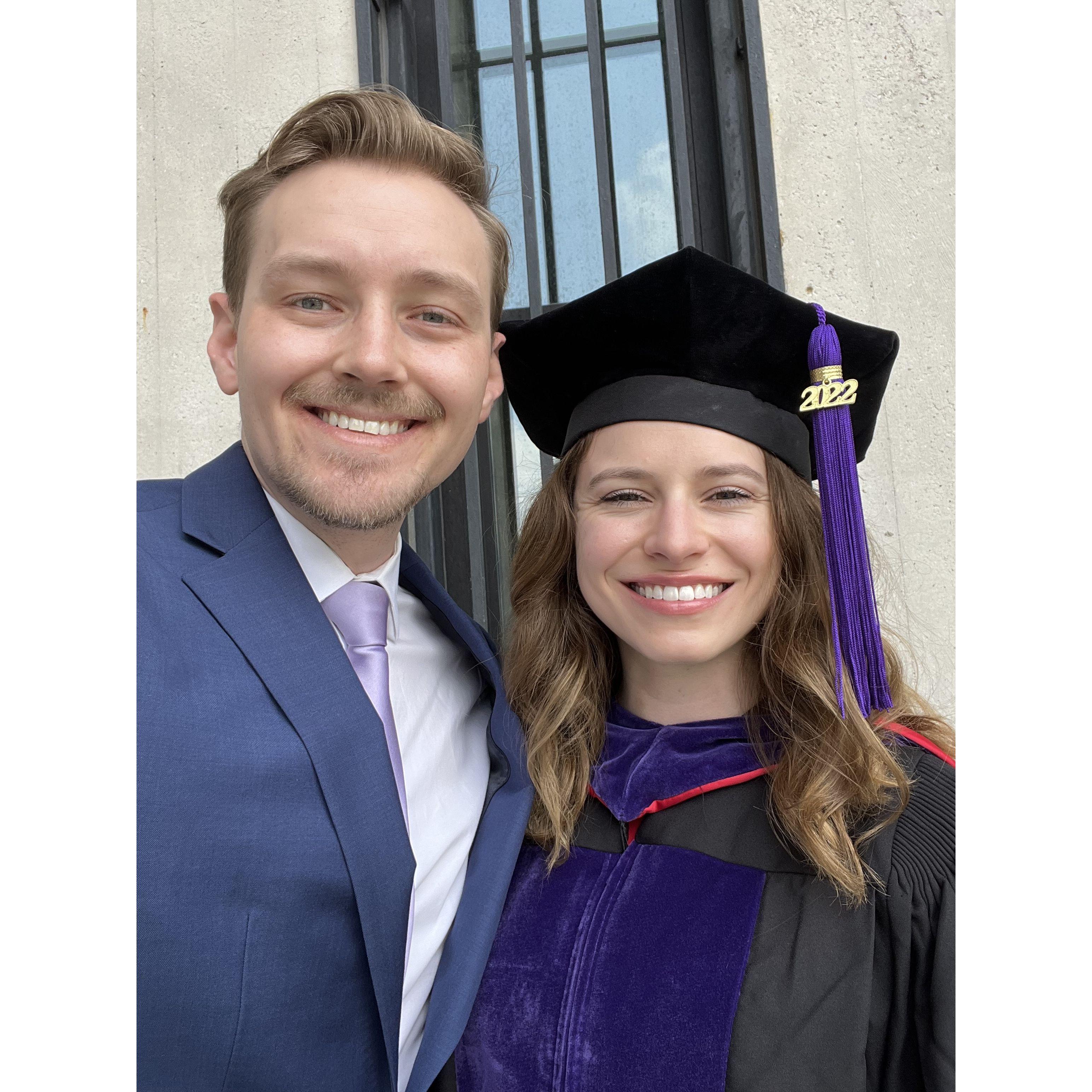 Because of COVID, Annamarie missed her graduation. Will took her on a photo shoot once both had recovered.
