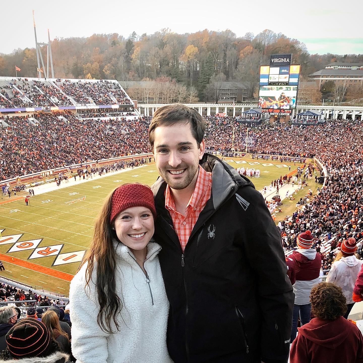 UVA versus VT Football Game.