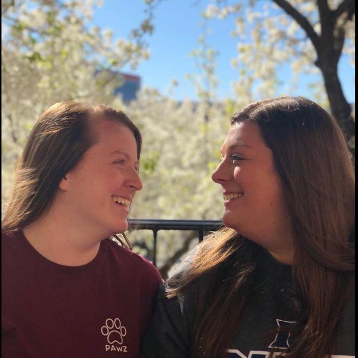 Katie had no idea that days after this picture, she would be engaged.