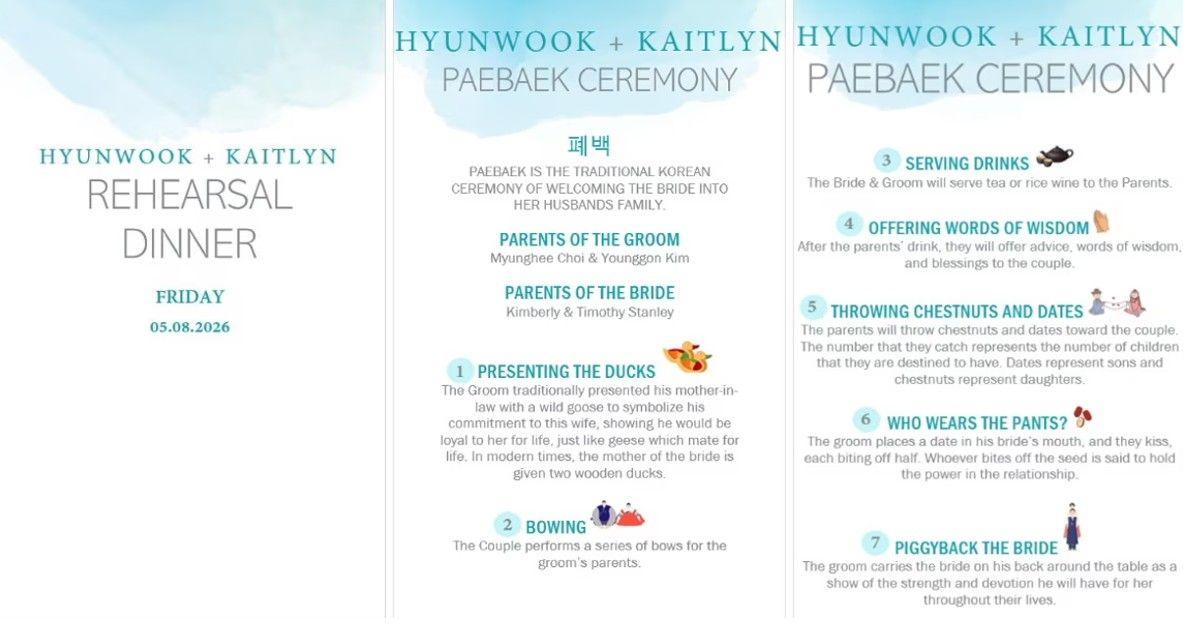 The Wedding Website of Hyunwook Kim and Kaitlyn Stanley