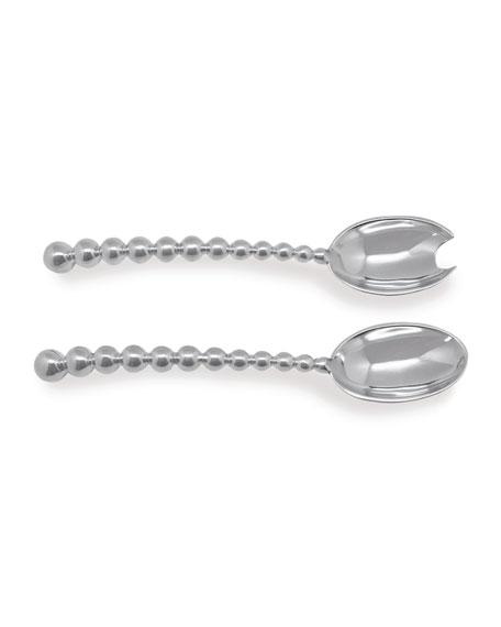 MariposaPearled Large Salad Servers