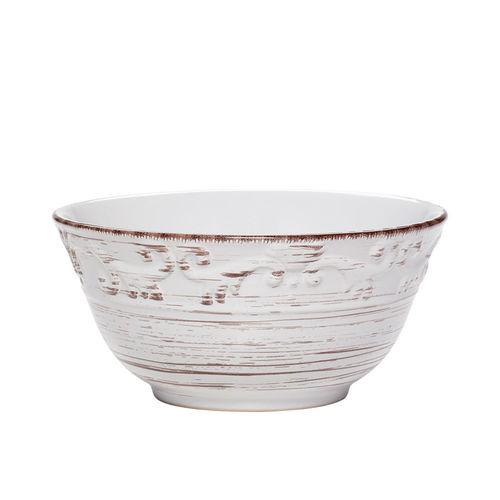 Trellis White	Soup Cereal Bowl