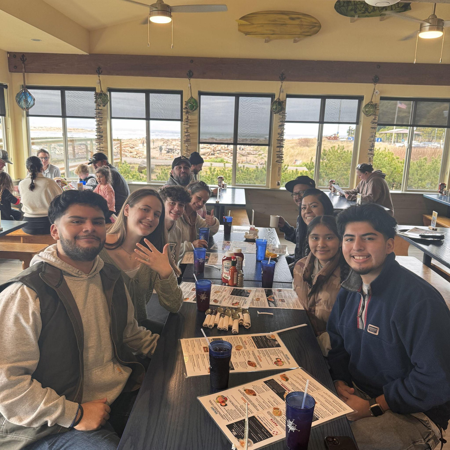 Post-engagement celebration