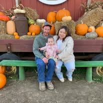 first time as family at the punkin patch