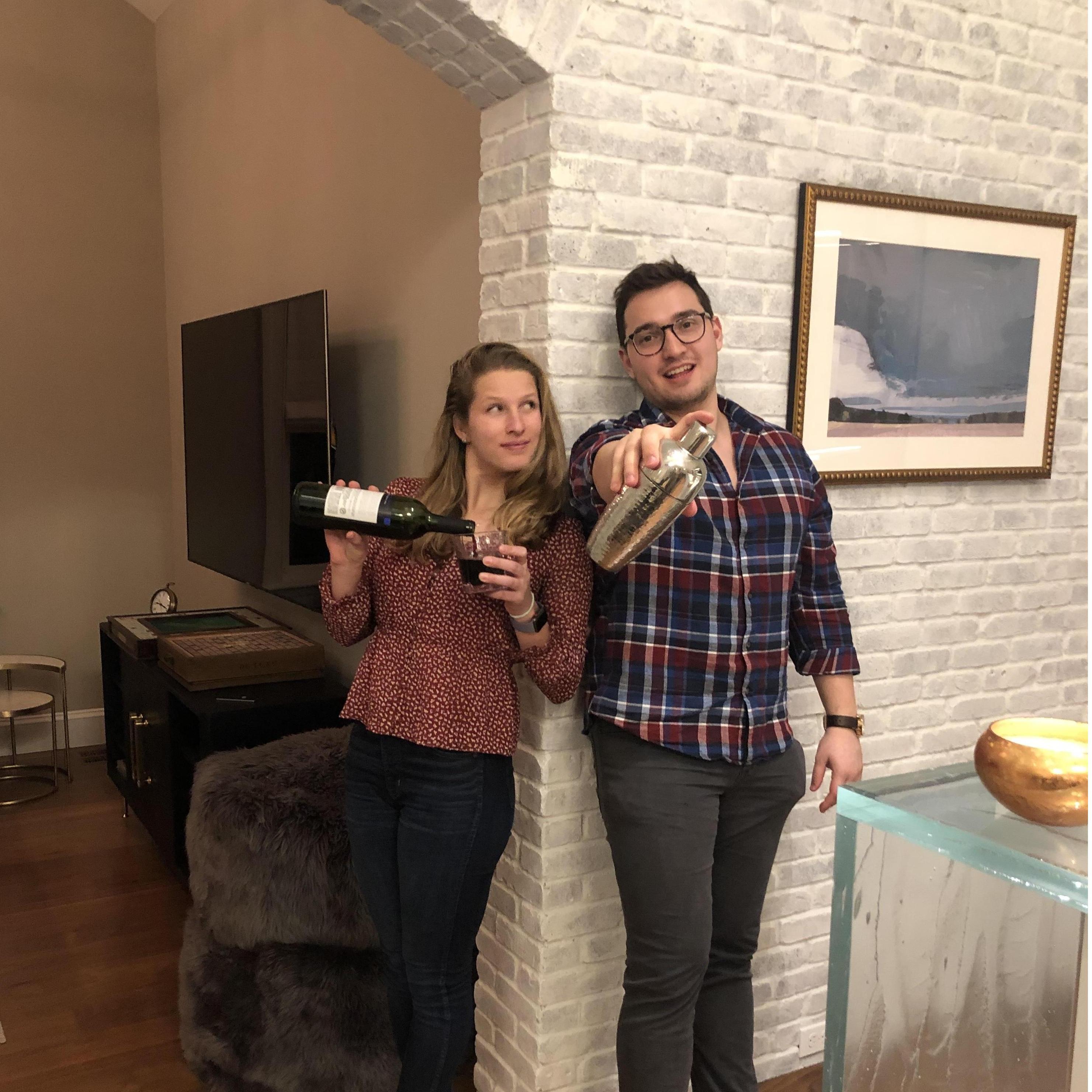 Middletown, RI - breaking in the home bar! (2019)