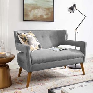 Sheer Upholstered Loveseat