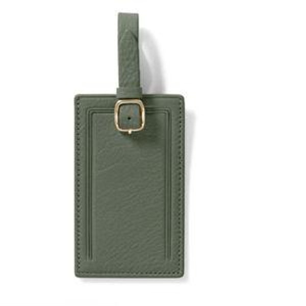 Standard Rectangular Luggage Tag | Moss
