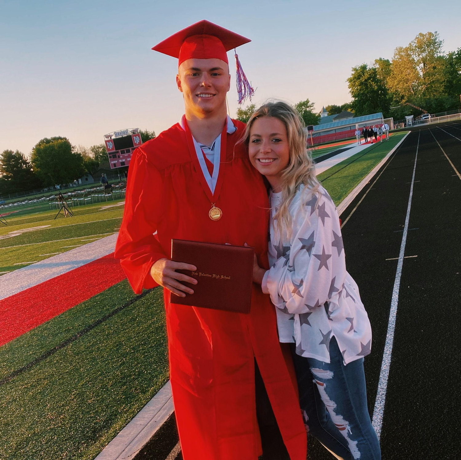 Blake's high school graduation