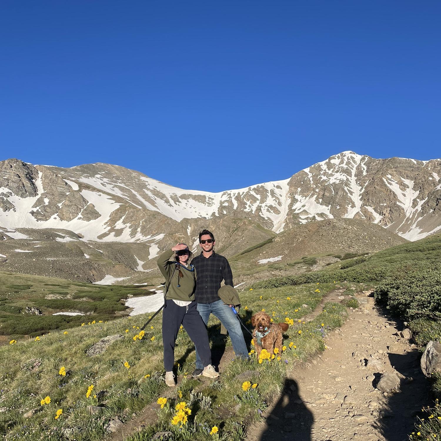 Hiking our first 14ers. Greys and Torreys.