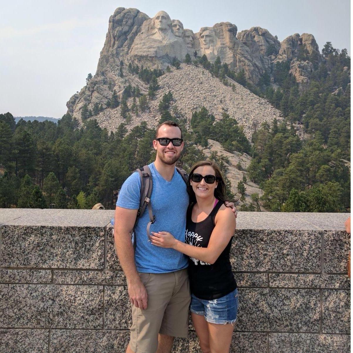While in South Dakota we went to Mount Rushmore.