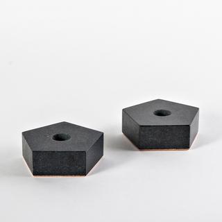 Pentagon Candle Holder, Set of 2