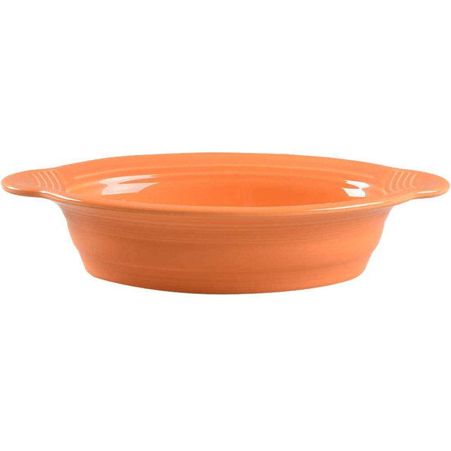 Fiesta Large Oval Baker, Tangerine
