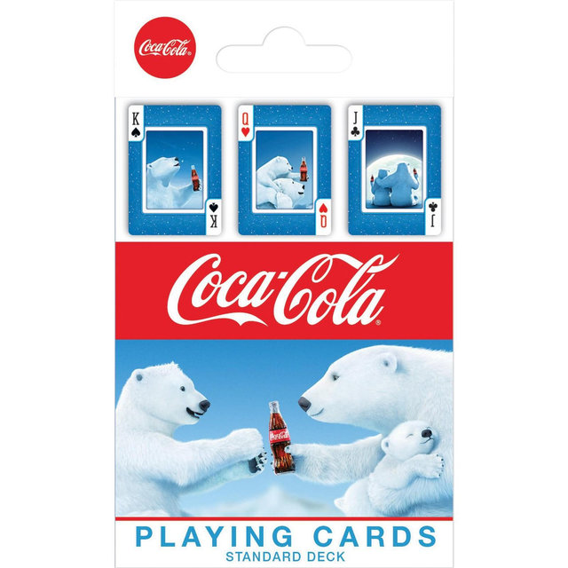 MasterPieces Officially Licensed Coca-Cola Polar Bear Playing Cards - 54 Card Deck for Adults