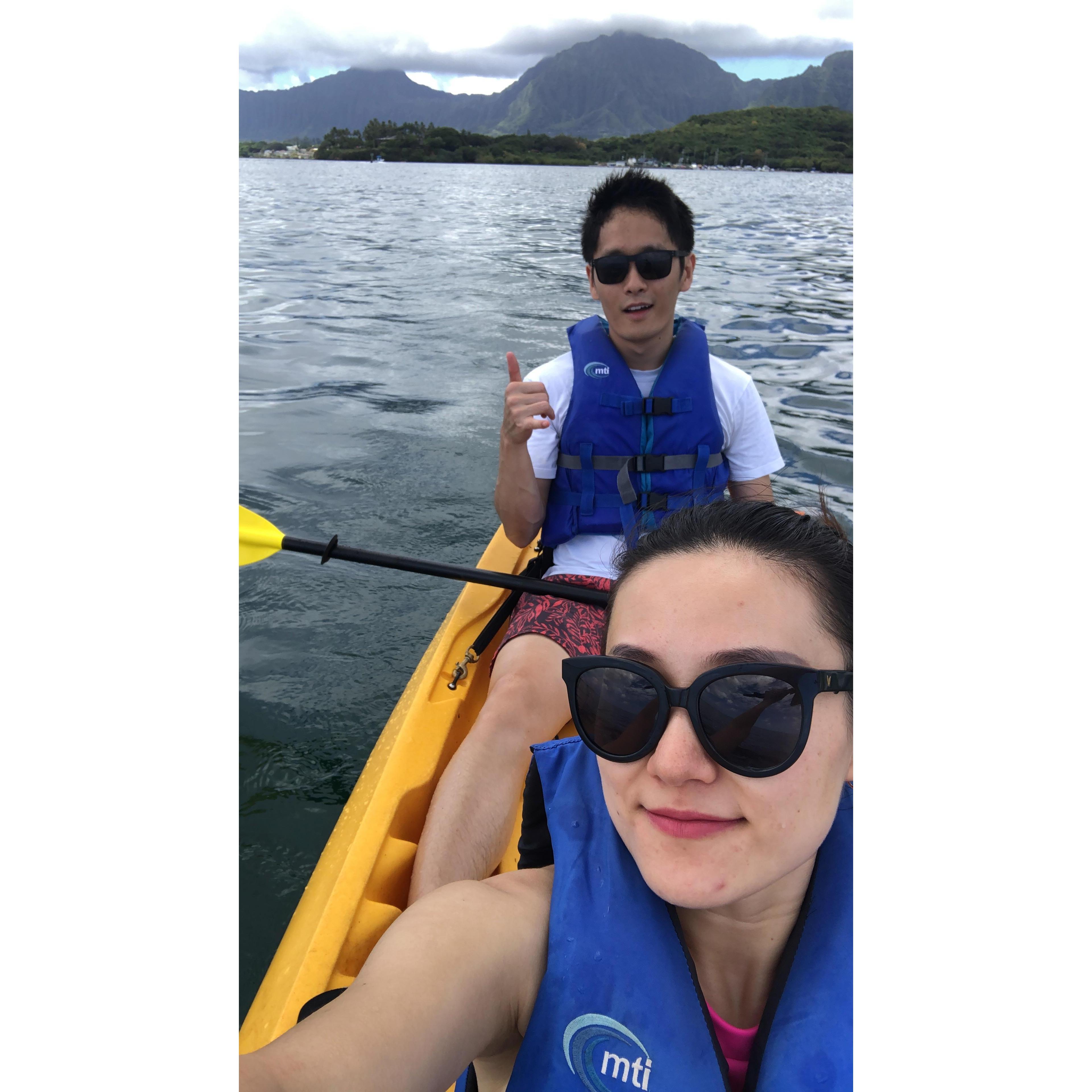Longest kayaking we've ever had!!