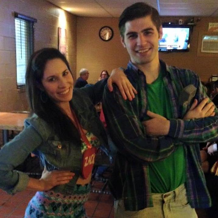 We love dressing up as a couple together. Kelly and Zack forever.