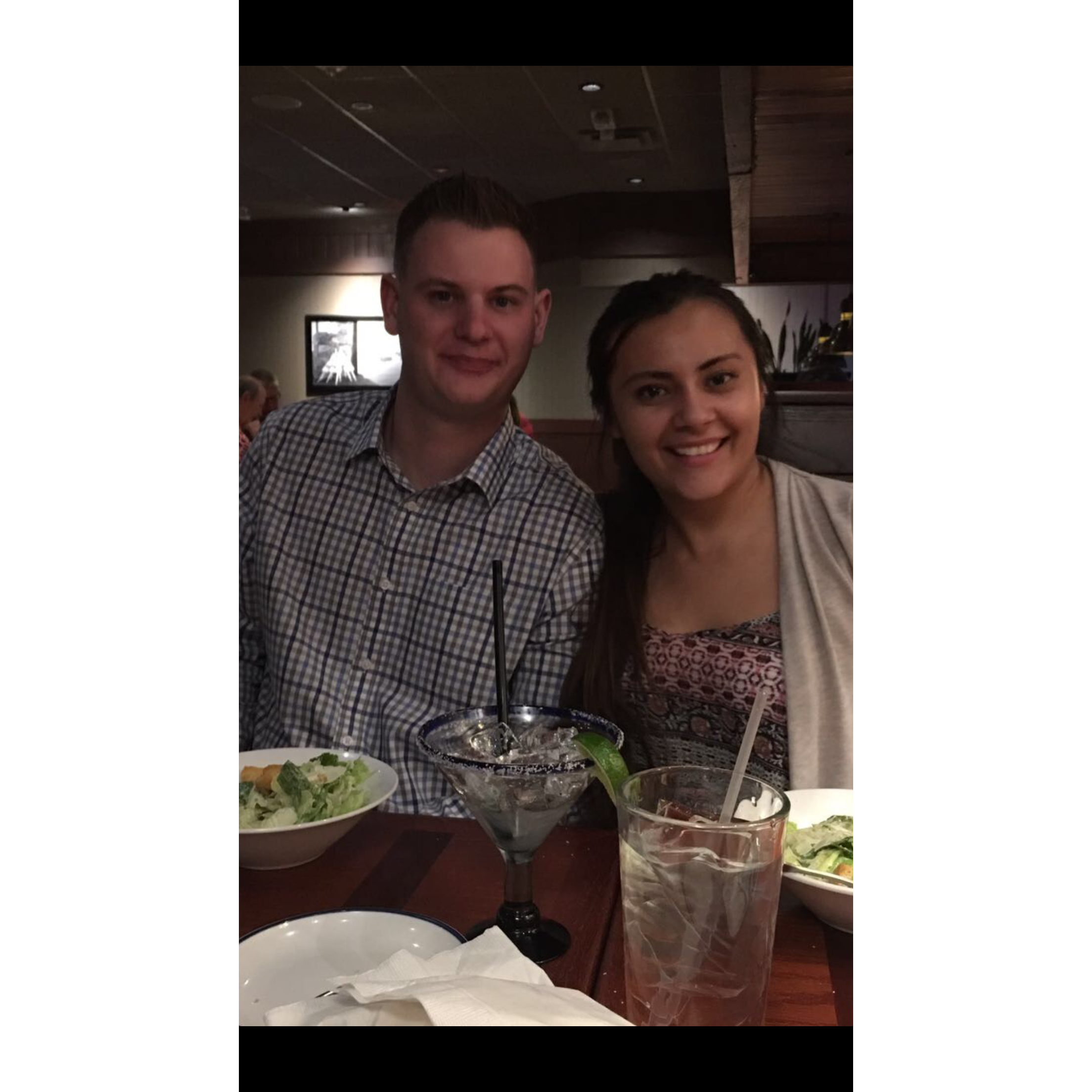 Liz's birthday dinner, turning 22!