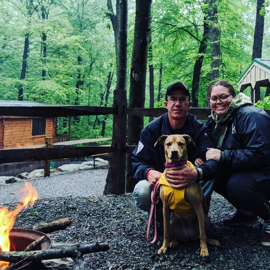 first camping trip.