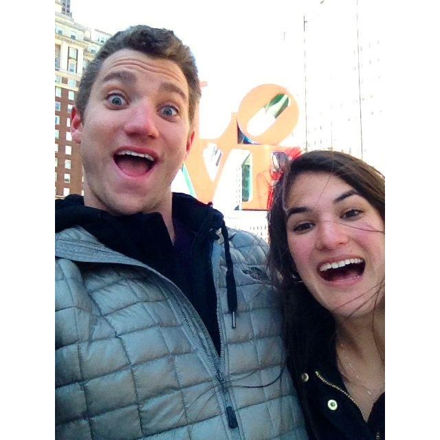 Brad's first trip to Philly!