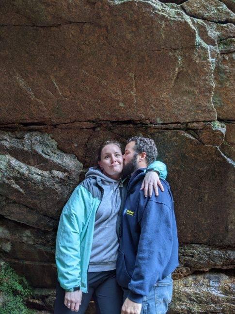 Eli trying to be all cute (and succeeding) and me? Well, I’m just being me 😅