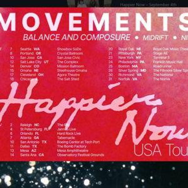 Movements & Balance and Composure Concert in Philly