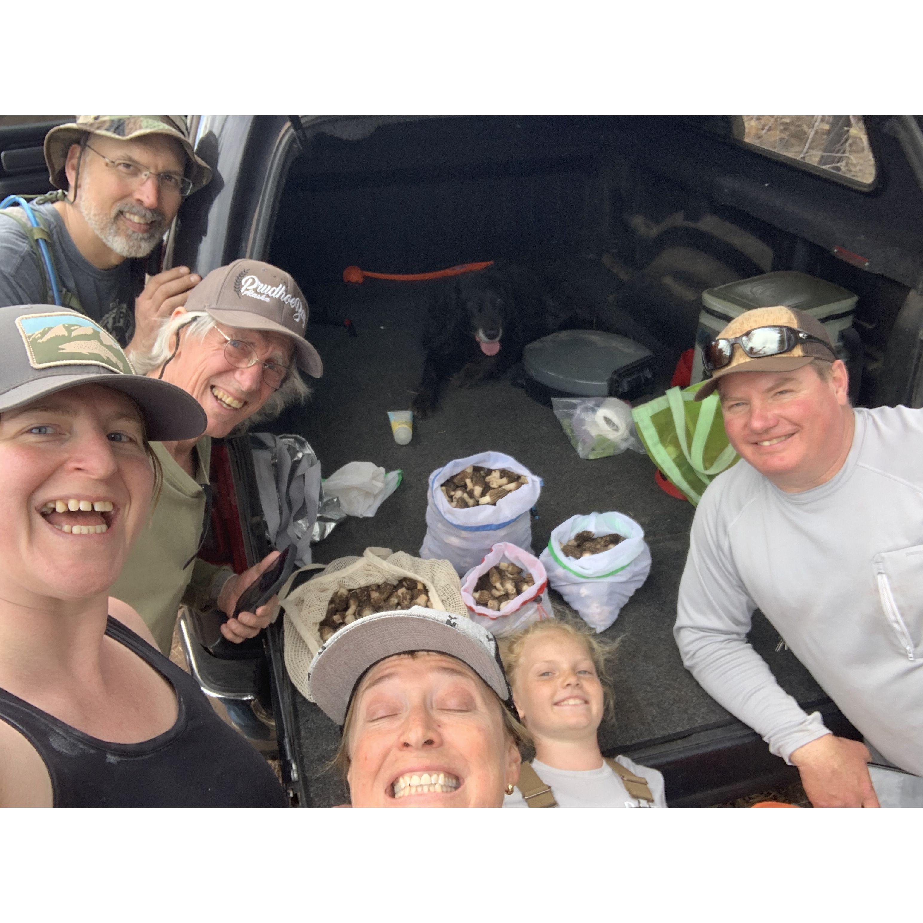 If you know us, you know we love morel hunting with our favorite family.
