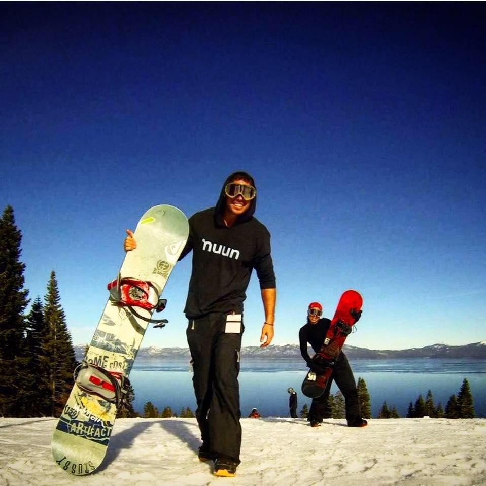 Our first snowboard trip together.