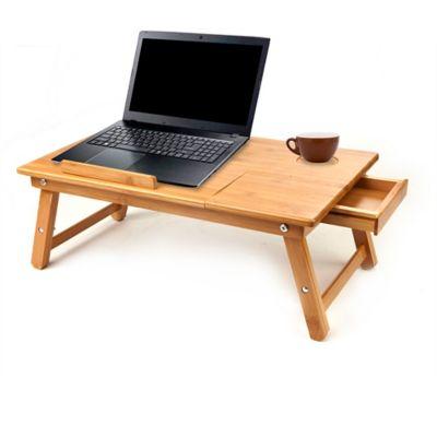Mind Reader Cooling Adjustable Bamboo Laptop Bed Tray