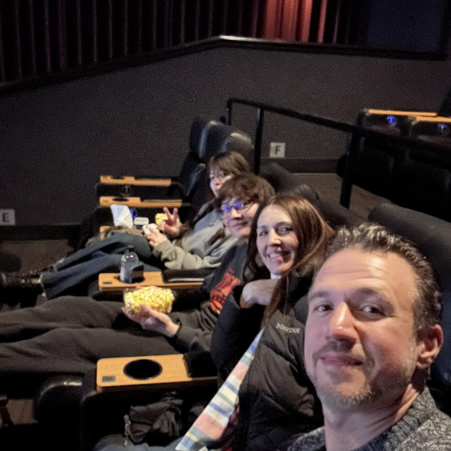 Movie day with kids