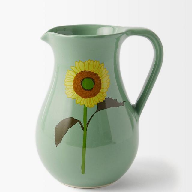 BERNADETTE Sunflower stoneware water jug