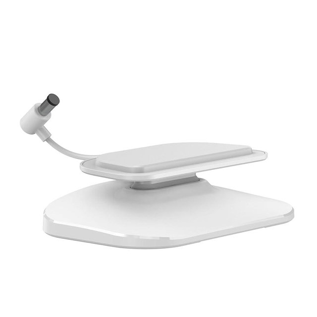 HomeMount Adjustable Charging Station for Echo Show 8 (3rd) with USB-C and USB Charging Port, Tilt Charging Stand with Strong Magnetic (for Phones & Echo Show 8 3rd - White)