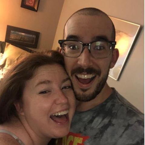 2019 - Glenn flew from LA to Louisville to surprise Hannah for their 1st anniversary