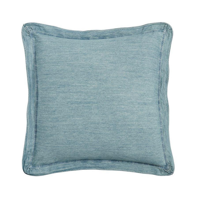 Soft Washed Denim Sham, Denim, Euro