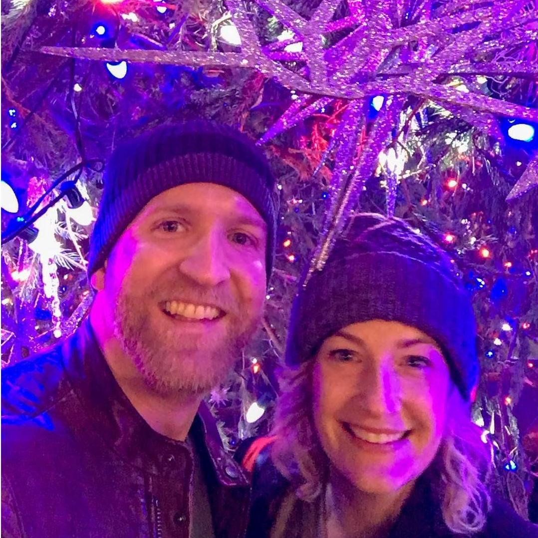 Our first Christmas together.