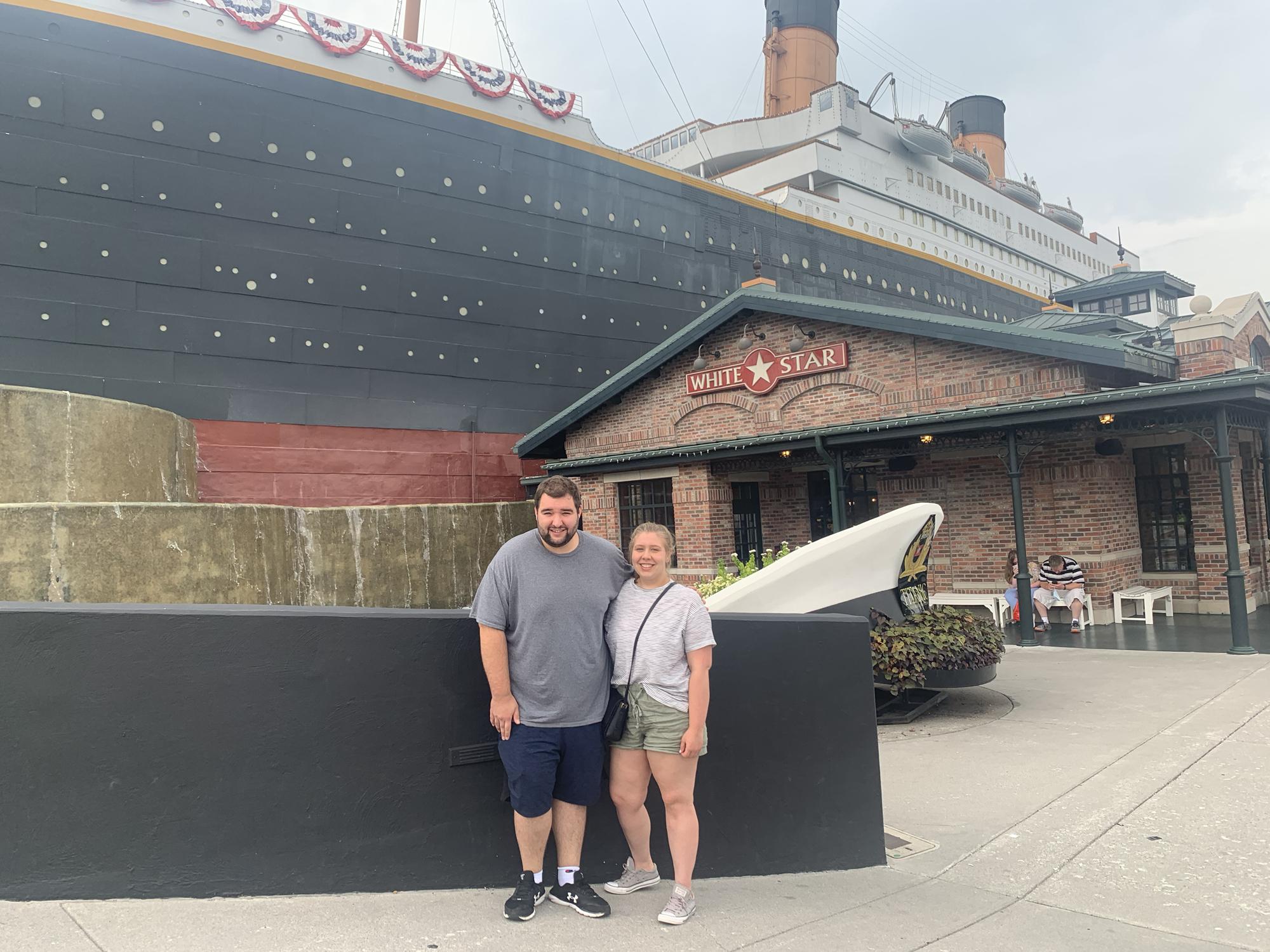 The Titanic museum in Pigeon Forge, TN. August 2021.