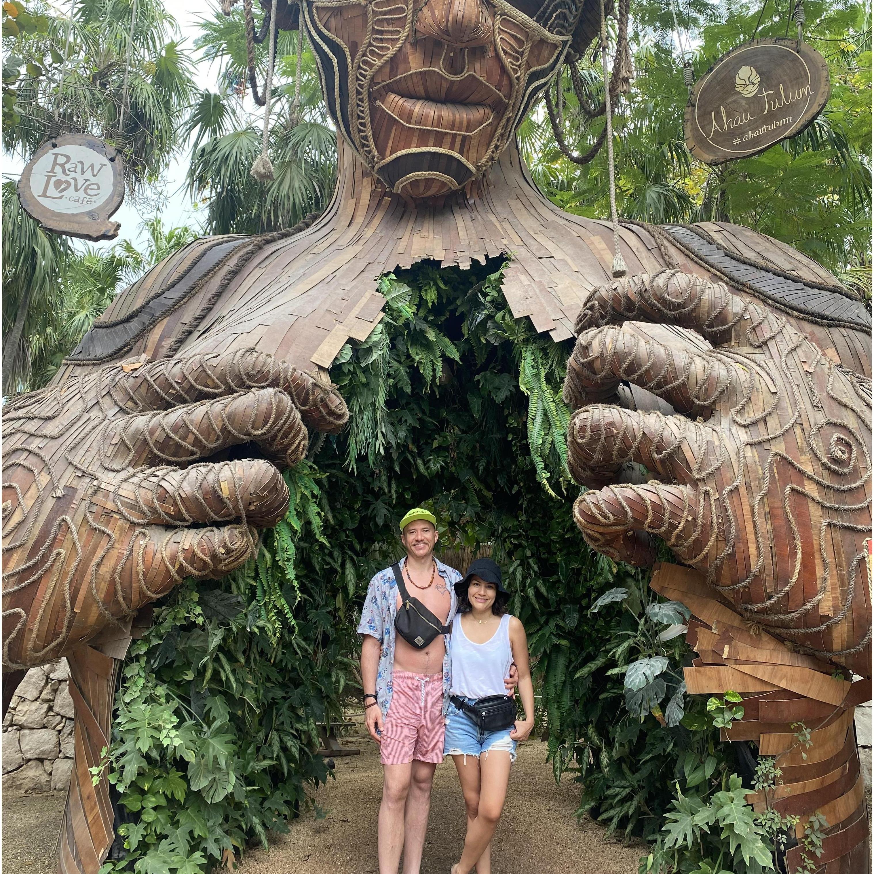 Our first international trip together to Tulum this past March.
