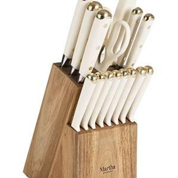 Martha Stewart Lockton 16-pc. Knife Block Set - JCPenney