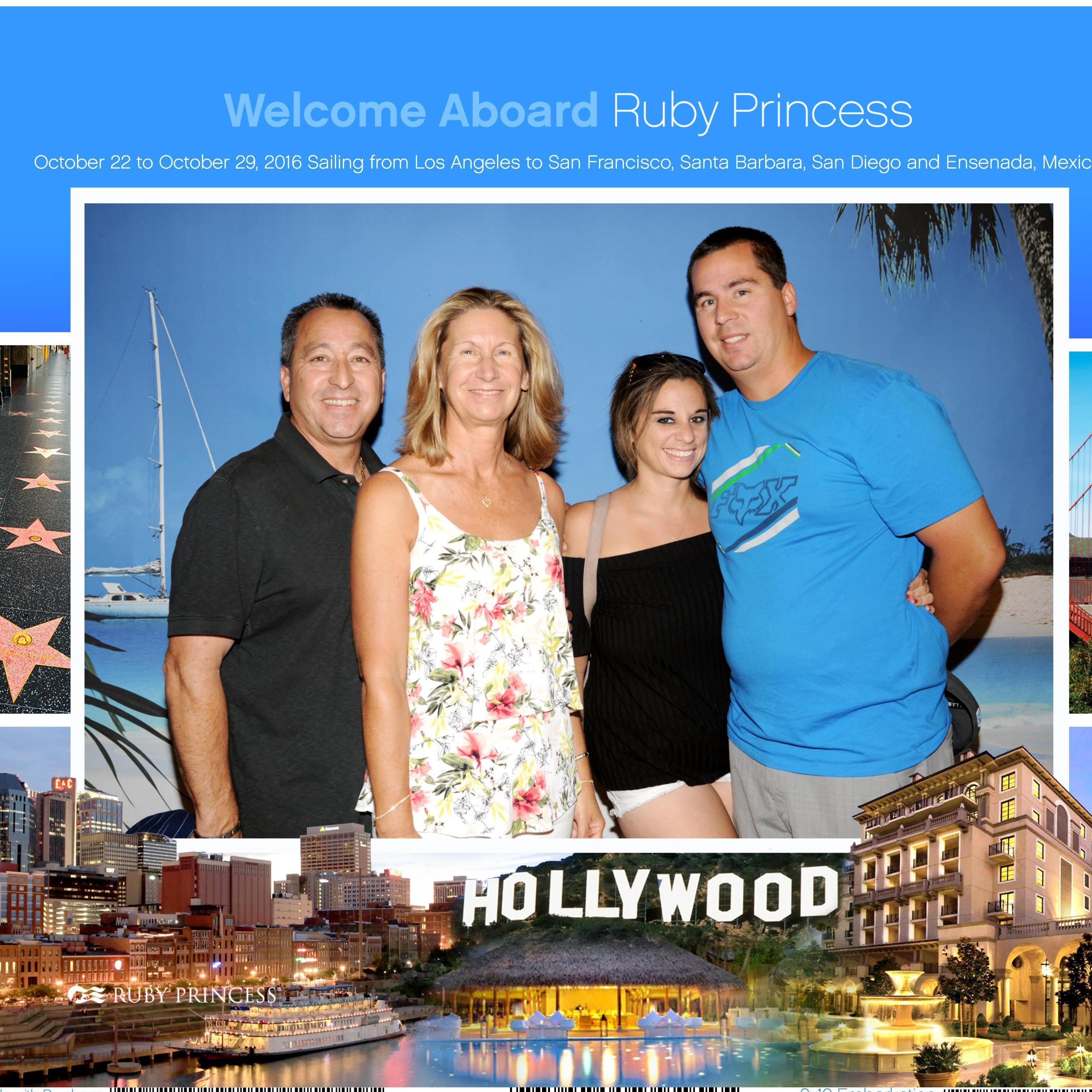 Our First Cruise Photo & shared with two awesome people Mike and Dena Sepulveda ;)