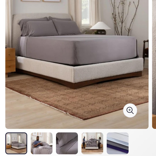 Purple SoftStretch® Sheet Set (Stormy Gray)