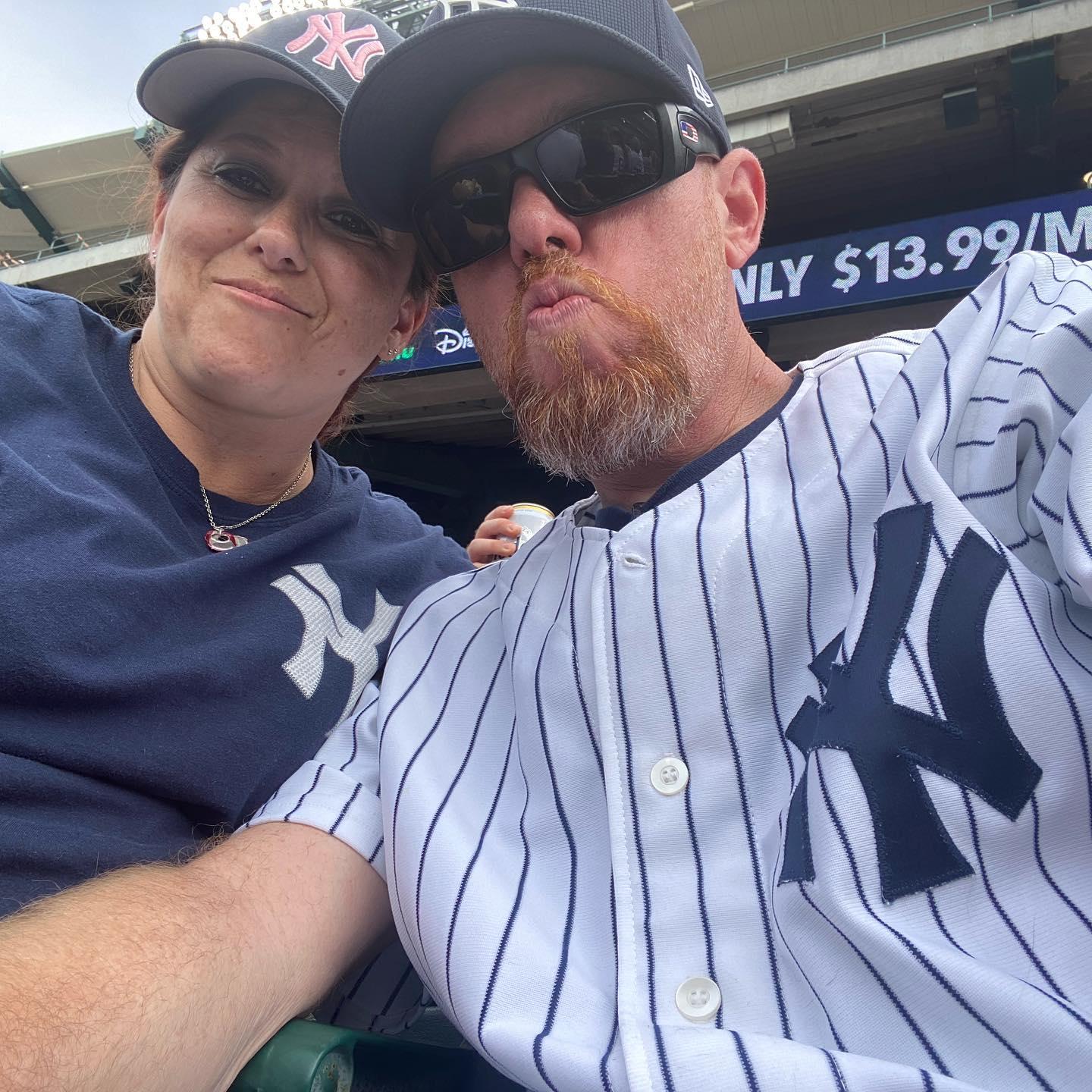 Our first Yankee game together