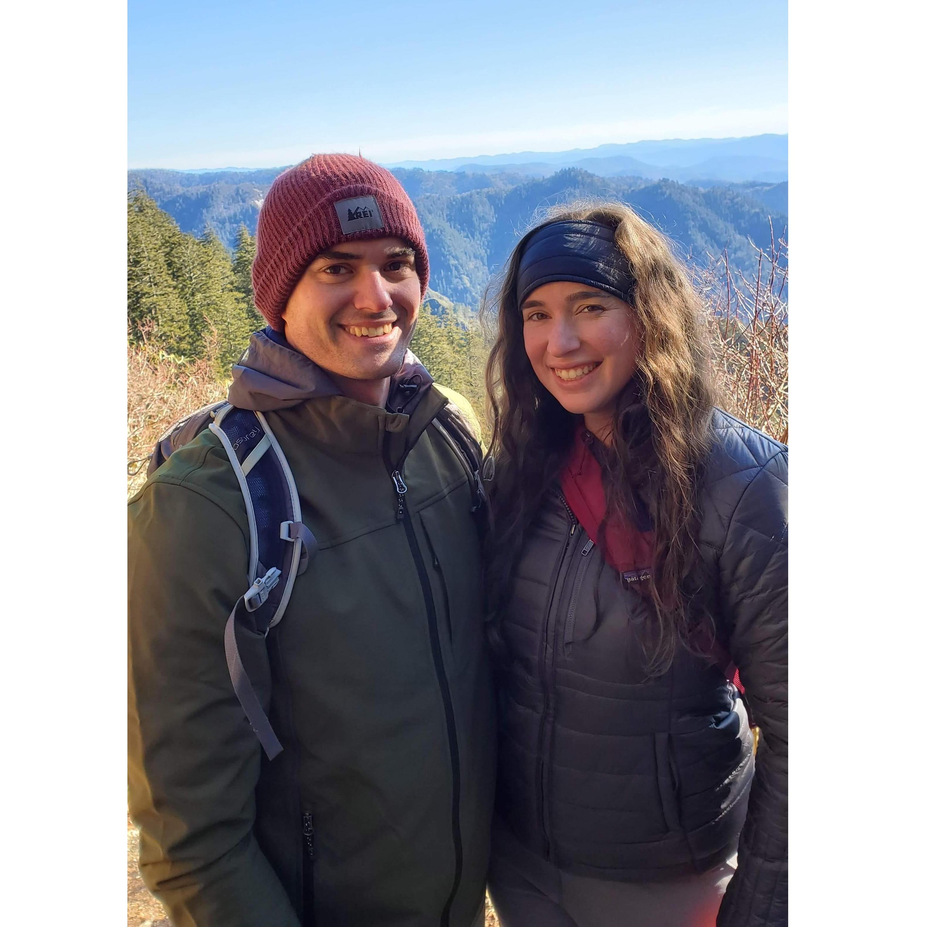 Our second time hiking Mount LeConte!