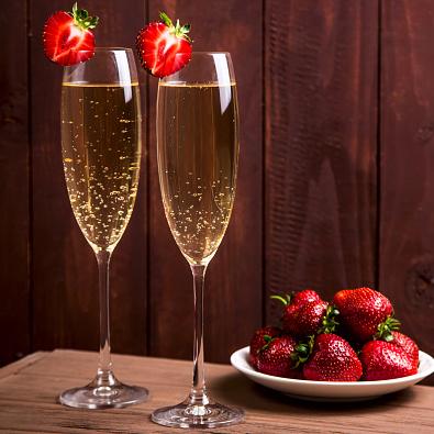 Send the Newlyweds Champagne & Strawberries