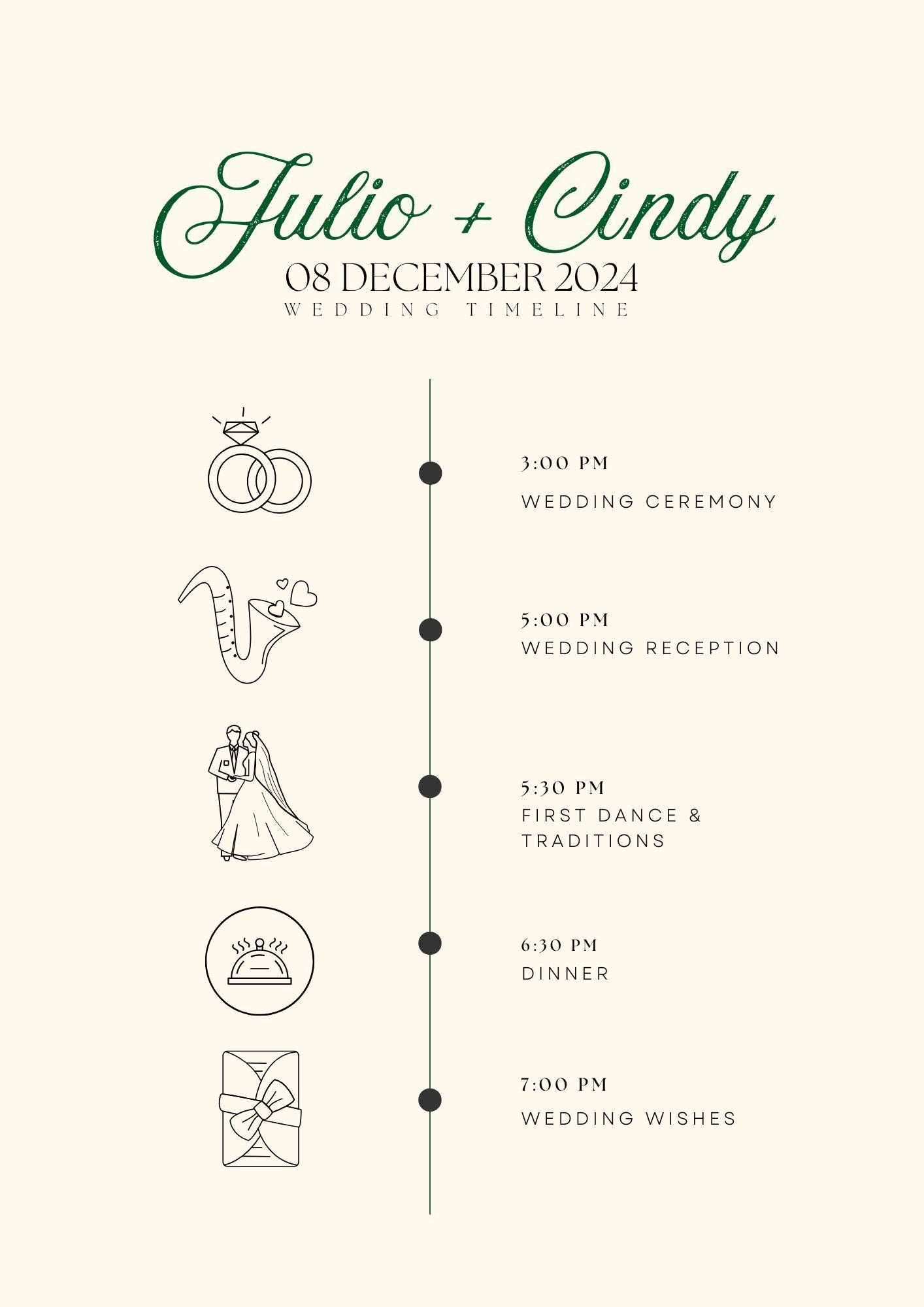 The Wedding Website of Julio Marzello Tamayo and Cindy Deriada